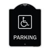 Signmission Parking Handicapped Symbol Heavy-Gauge Aluminum Architectural Sign, 24" x 18", BS-1824-23477 A-DES-BS-1824-23477